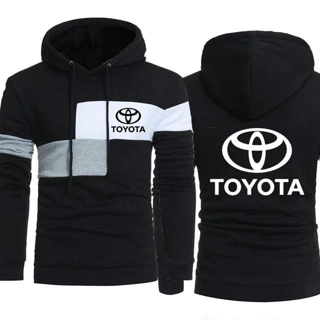 Мужские толстовки с принтом логотипа Toyota, весенне-осенние повседневные мужские толстовки в стиле хип-хоп, harajuku, модная толстовка с капюшоном, флисовый спортивный костюм - Цвет: as picture
