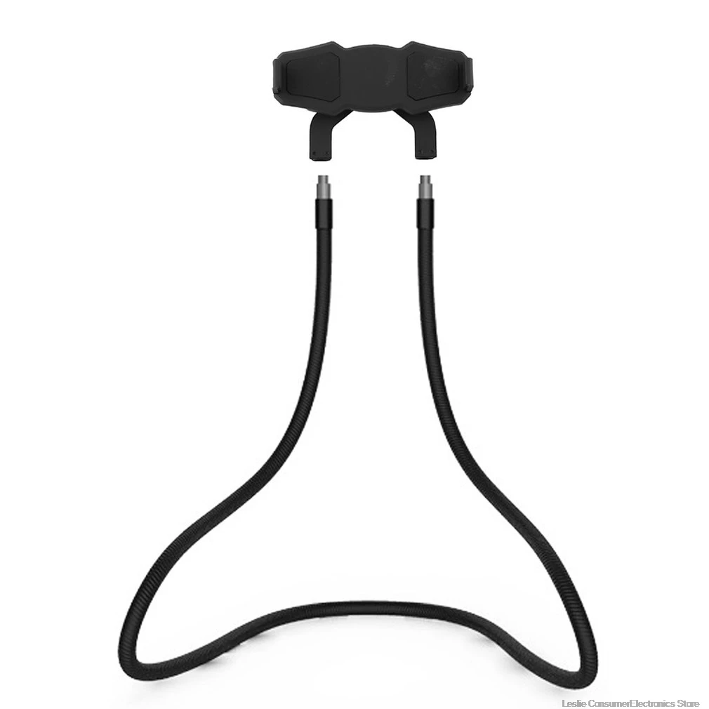 Flexible Mobile Phone Holder Hanging Neck Lazy Necklace Bracket Bed 360 Degree Phones Holder Stand For iPhone for Xiaomi