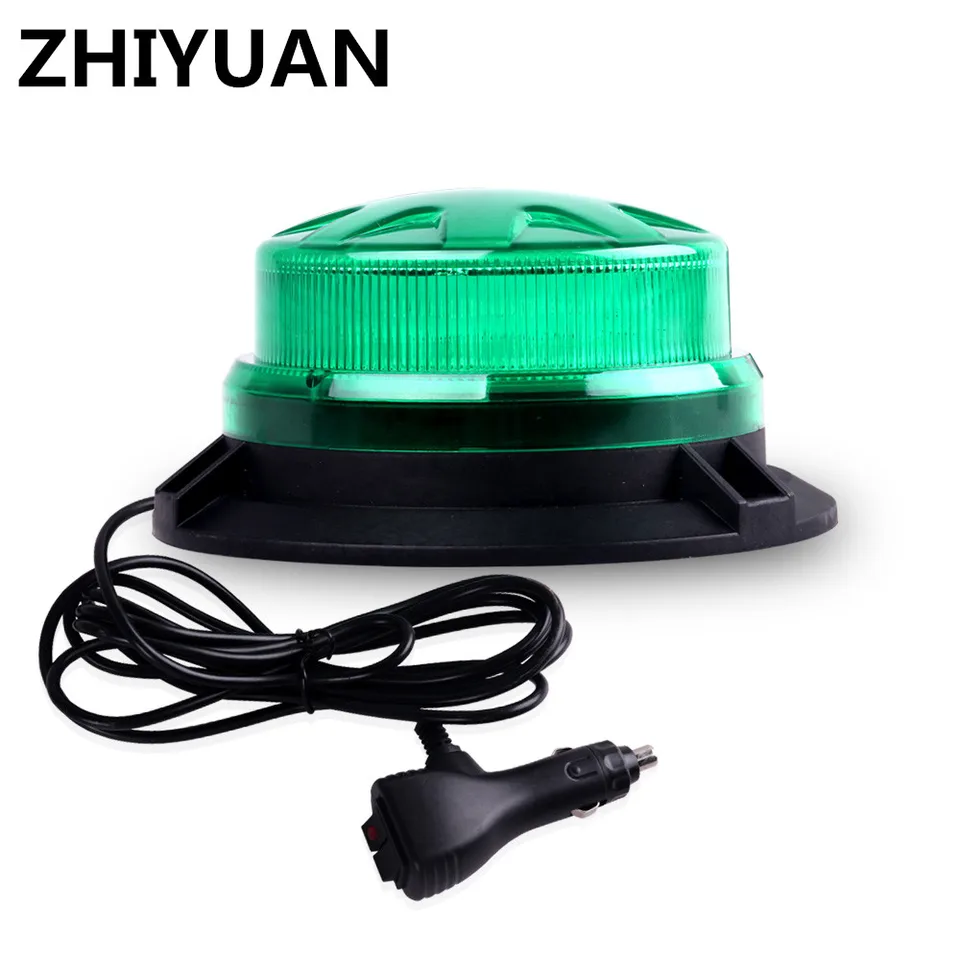 32 LED Runde 12V Auto Lkw Notfall blinklicht Polizei LED Warnung Strobe  lampe Leuchtfeuer fahrzeug dach sicherheit signal beleuchtung - AliExpress