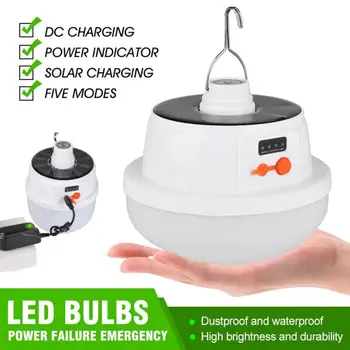 

Solar Circular Hooking Remote Control Lamp, LED Outdoor/Indoor Solar Lamp Camp Garden Lighting Wireless Powered Light Hot