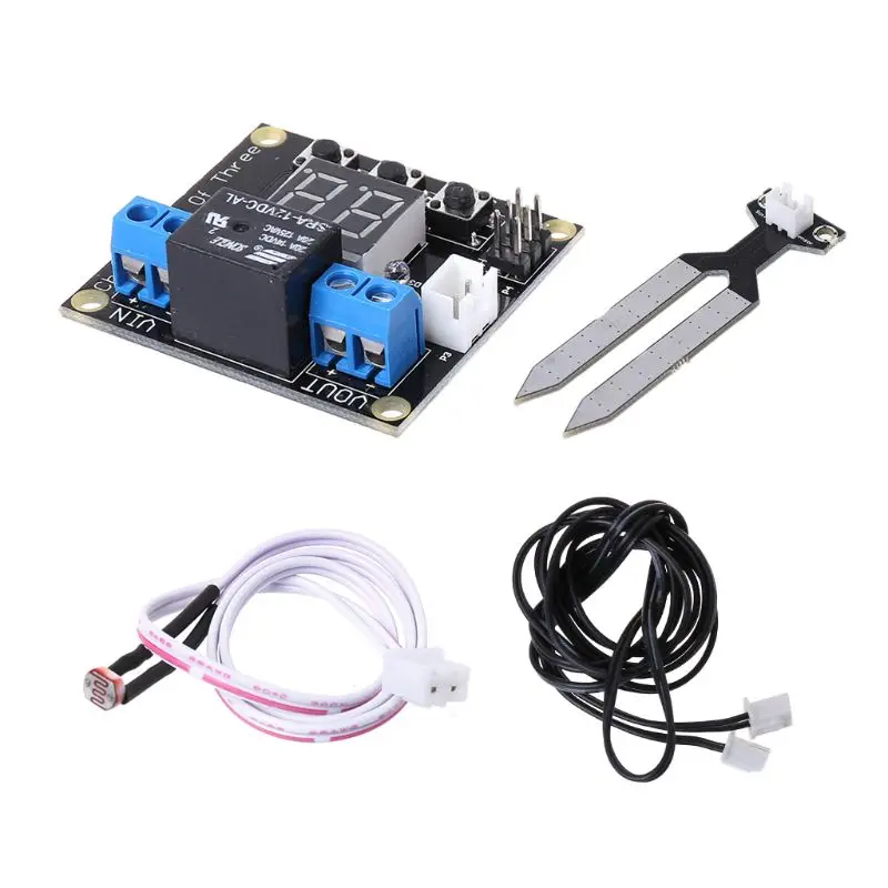 

LED Digital Display Soil Humidity Sensor Controller Module Automatic Watering