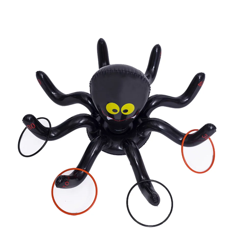 Человек-паук игра, одевание колец надуть для День рождения и Хэллоуин-надувная игрушка