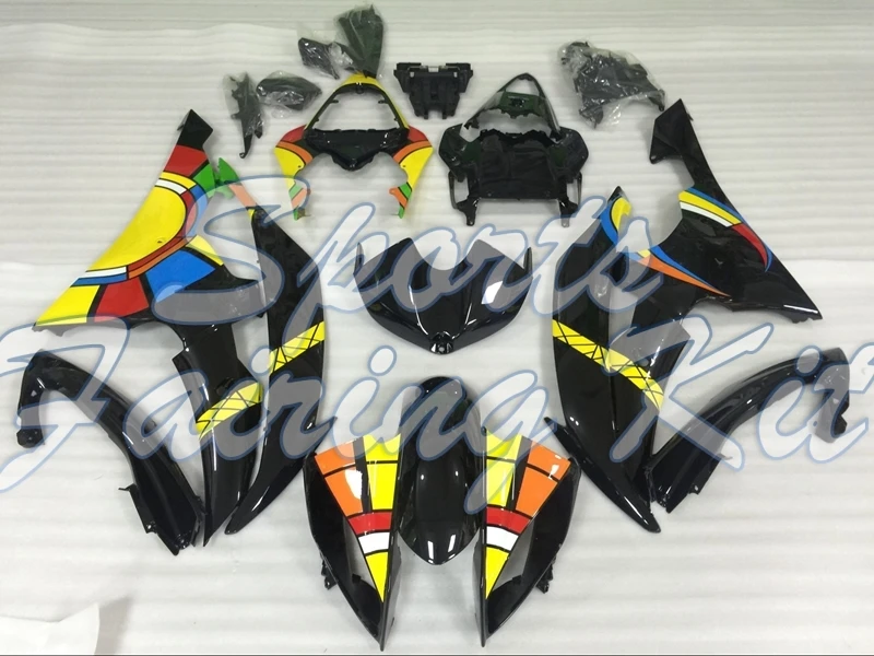 Кузов для YAMAHA YZFR6 2008 2015 желтый черный корпус комплекты YZF600 R6 08 09 кузов 2015|Полные