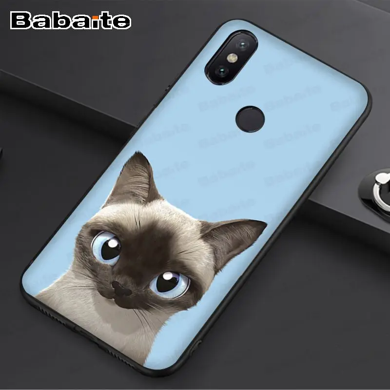 Чехол для redmi 7 милый кавайный Кот черный ТПУ мягкий чехол для телефона чехол для redmi 7 5 плюс 5A 6pro 4 note5A note6pro note7 funda - Цвет: A2