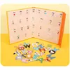 Baby Montessori Wooden Education Fridge Magnet 26 Alphabet Toys Learn Letter Matching Puzzle Magnetic Alphabet Book Toys For Kid 5