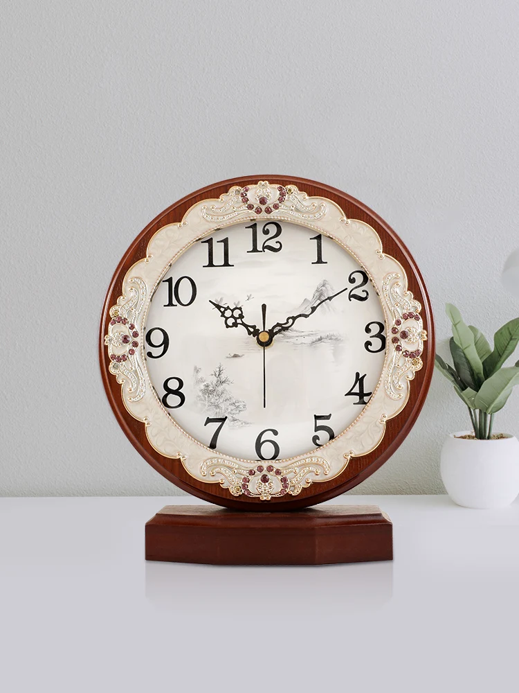 Европейские цифровые настольные часы винтажные классические маленькие с