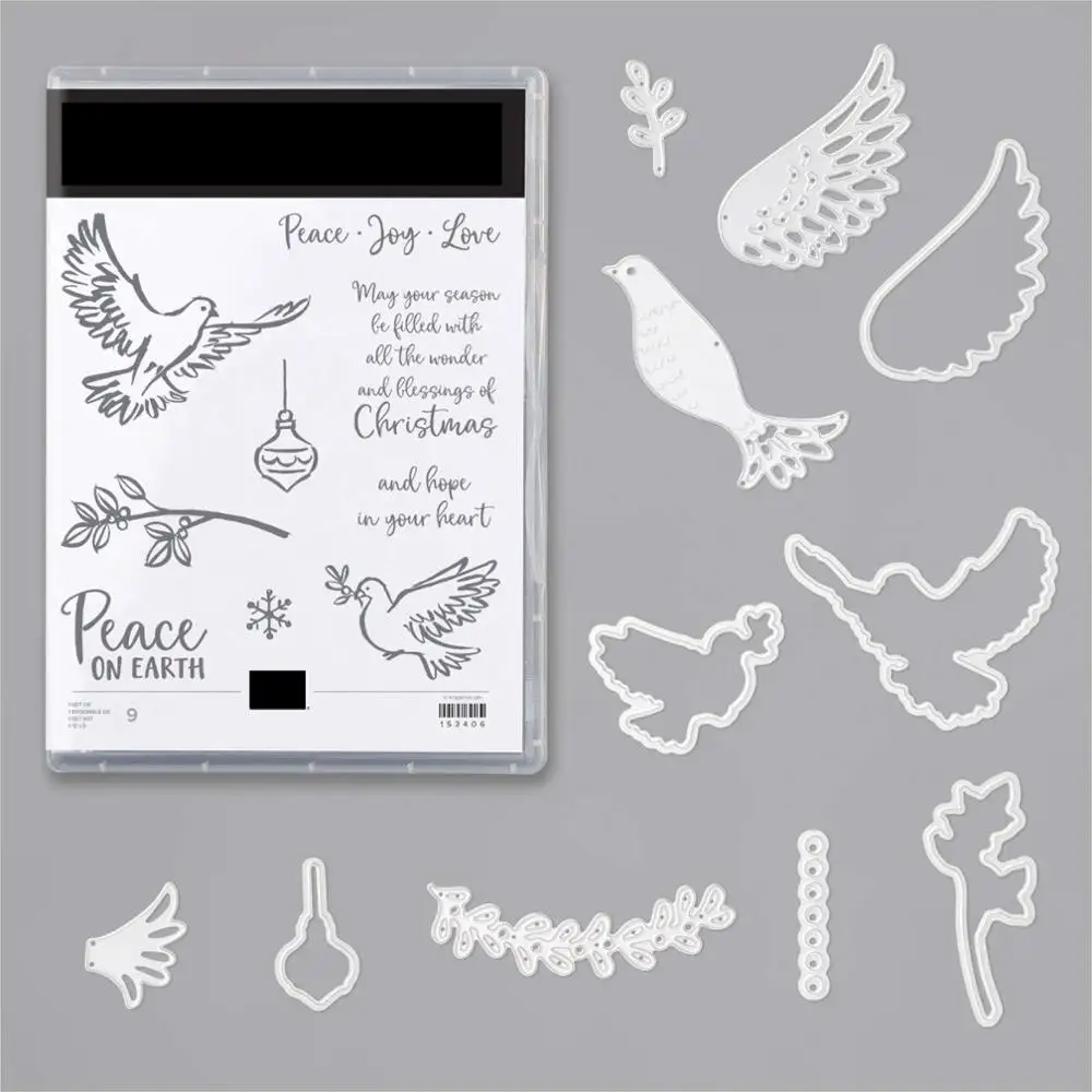 

DOVE OF HOPE Metal Cutting Dies and Stamps Die Cut Scrapbooking Dies Scrapbooking Card Album Embossing Stencil Craft Die Cut