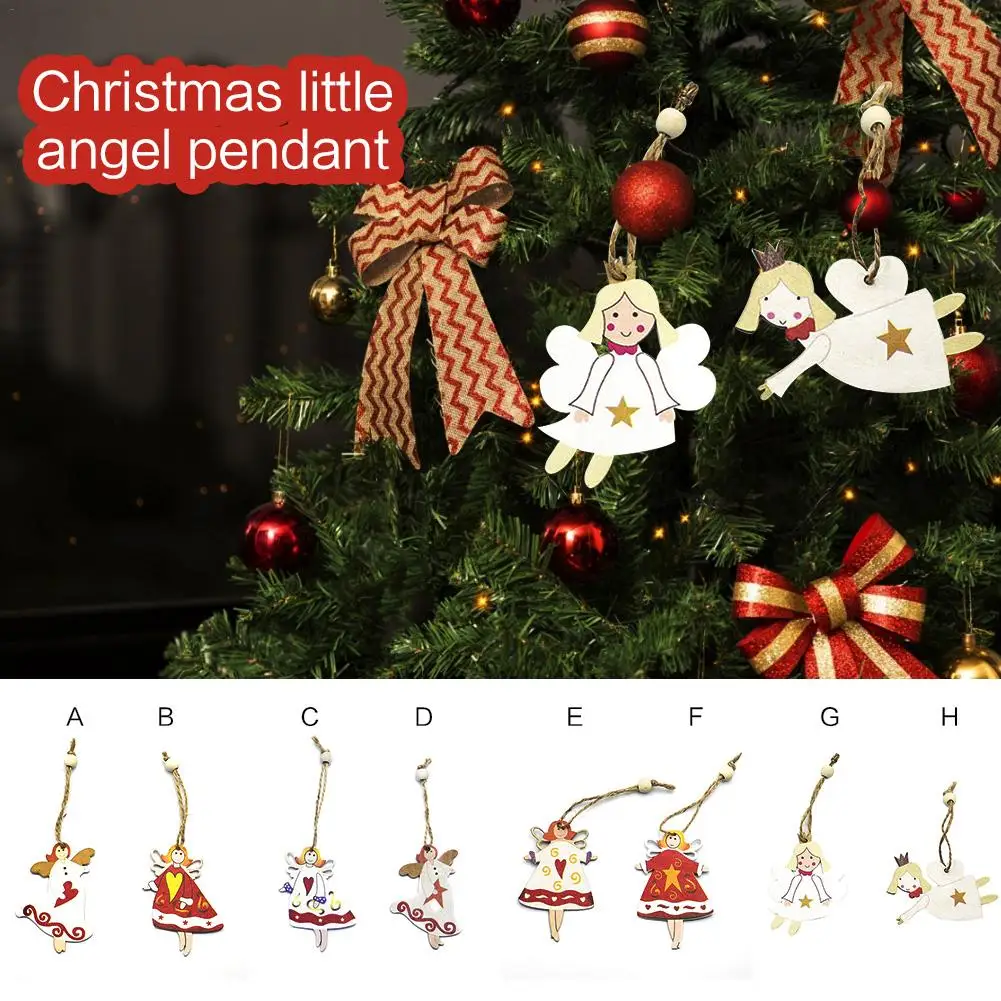 Премиум мини деревянные Рождественские елки украшения фигурки Advent календарь Stuffers наполнители Висячие винтажные миниатюрные украшения