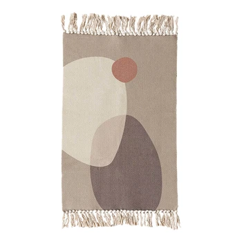 

Rug Morandi Mix Colors Oblong Carpet with Tassel Area Rugs Macrame Kitchen Rug Bathroom Floor Mats Nordic Chic Room Decor