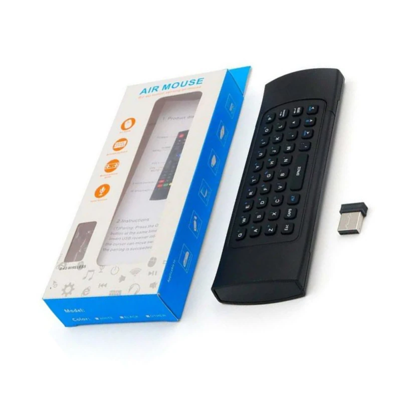 MX3 2,4G Air Fly mouse портативная мини-клавиатура Remo карта памяти