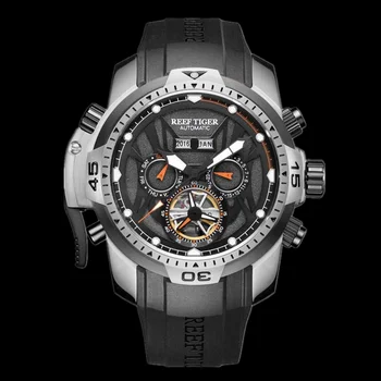 

Reef Tiger/RT Sports Watch Men Rose Gold Transformer Edition Waterproof Military Mechanical Watches Relogio Masculino RGA3532