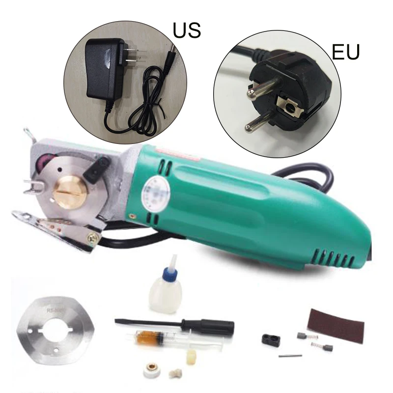 

Power Electric Scissors Cable Plug Accessories Auto Cutter Leather Fabric Machine Rebound Sharpening Cutting Tools