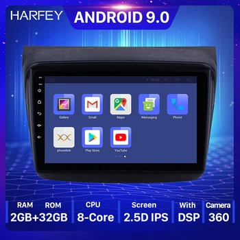 

Harfey Android 9.0 Car GPS Radio For MITSUBISHI PAJERO Sport/L200/2006+ Triton/2008+ PAJERO 2010 2din 9" Car Multimedia Player