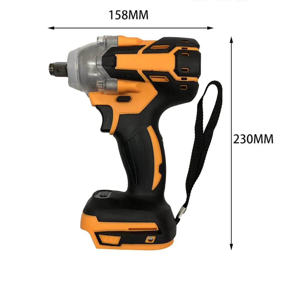 

Brushless Electric Wrench Body Rechargeable LED Light DIY Repair Fixture
