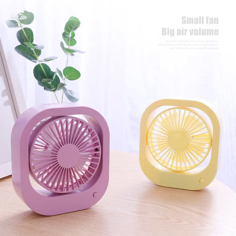 

Handheld Household USB Mini Fan Portable Cooler Rotatable Small Desk Stand Fan for Office