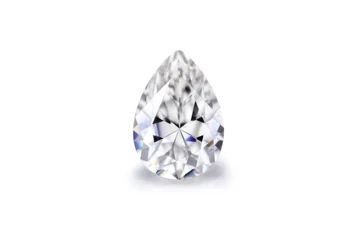 

Pretty 1.8ct Pear Cut Moissanite Fashion 7*9mm Test Passed Positive Loose Moissanite Gemstone for Ring Setting