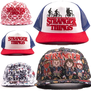 

Movie Stranger things cosplay Periphery Things Embroidery Embroidered Hip Hop Hat Special Offer Fashion Holiday Gift Unisex
