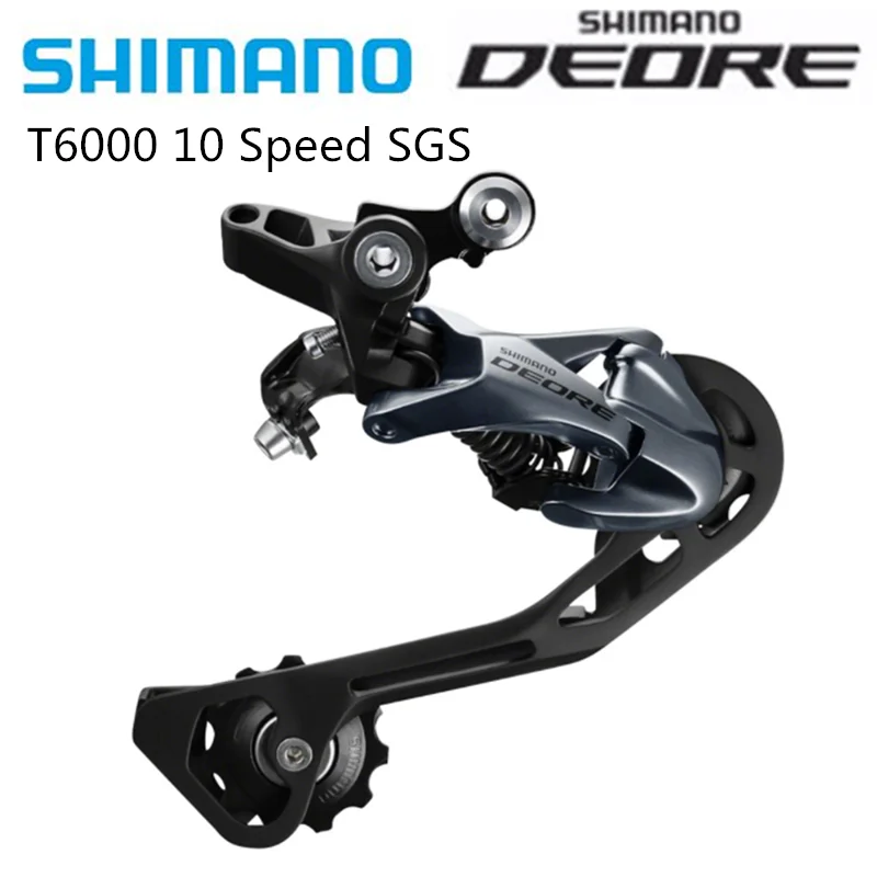 Shimano RD-M593 Deore Rear Derailleur Black, SGS Long Cage 10 Speed