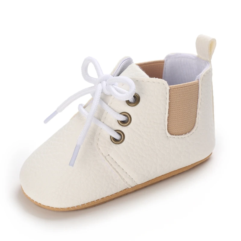 2023New Baby Shoes Retro Leather Boy Girl Shoes Multicolor Toddler Rubber Sole Anti-slip First Walkers Infant Newborn Moccasins 6