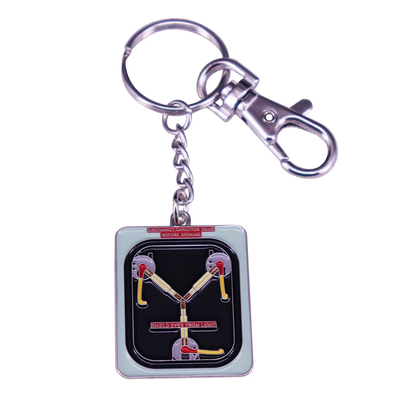 Back To The Future Delorean Flux Capacitor Keychain Sci-fi Movie Fans Cool accessory.JPG