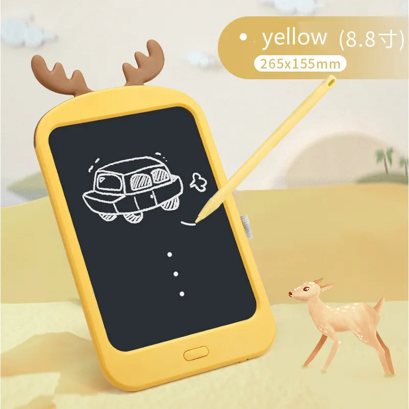 yellow8.8 Игрушки для рисования 8,8-10,5 дюймов ЖК-дисплей цифровые планшеты для рисования игрушки детские развивающие игрушки подарок на день рождения раннее образование - Цвет: yellow8.8