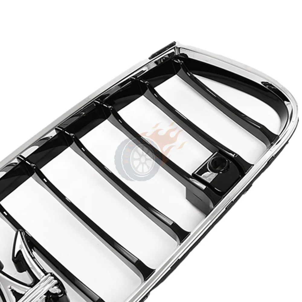 ABS хромированный гриль для Maserati Ghibli Grill- с эмблемой Trident Upgrade передний бампер капот гоночные грили автомобильный Стайлинг