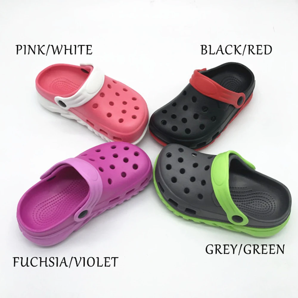SLIPPERS SHOES MULES CROC GARDEN BABY KIDS CHILDREN GIRL BOYS BEACH SUMMER FOR 24-25/26/27/..