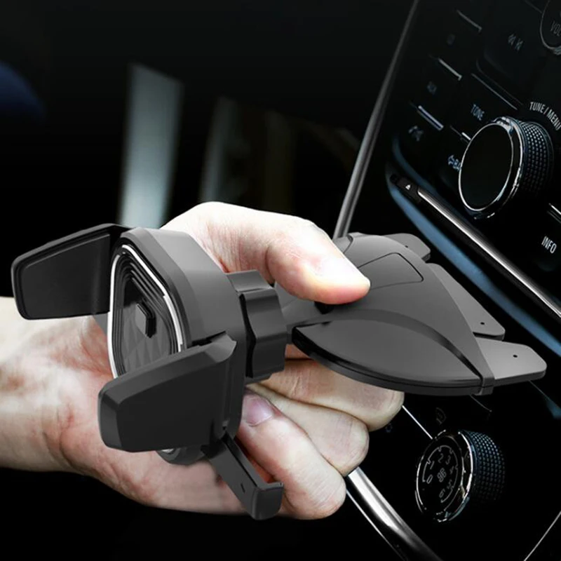 Portable Car CD Slot Phone Mount Holder Stand For Mobile Cell Phone GPS