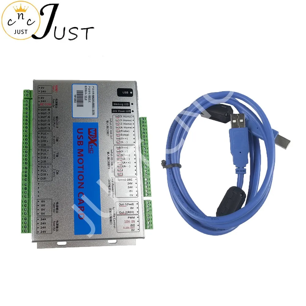 Коммутационная плата XHC Ethernet Mach3 3 4 6 осей USB карта управления движением поддержка 2
