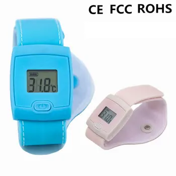 

Smart Temperature Bracelet Fully Compatible Smart Phone App Real-Time Monitoring ren Thermometer 1 Set