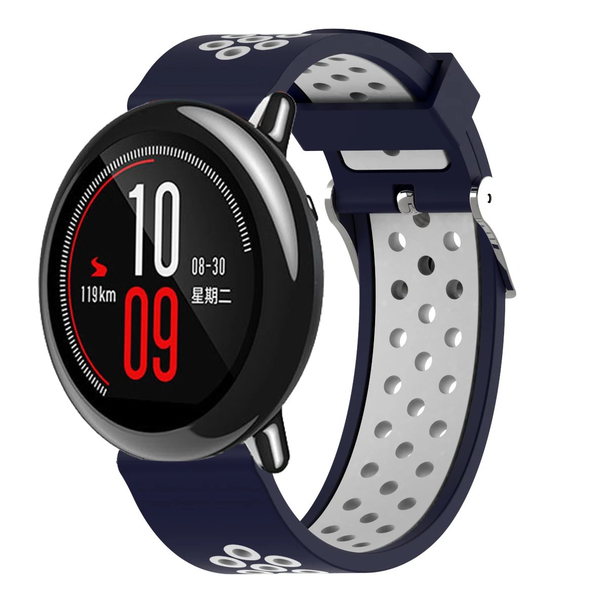 22 мм спортивный силиконовый ремешок для Xiaomi Huami Amazfit PACE Stratos 2 2S Смарт-часы сменный ремешок умные часы