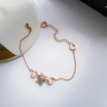 

Xiaoman Waist Bracelet Beautiful Light Luxury Diamond Metallic Net Red Girlfriend Jewelry Female