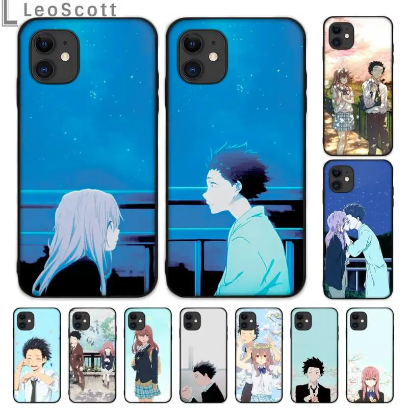

A Silent Voice Japan anime movie Phone Case For iphone 5 5s 5c se 6 6s 7 8 plus x xs xr 11 pro max soft shell funda hull
