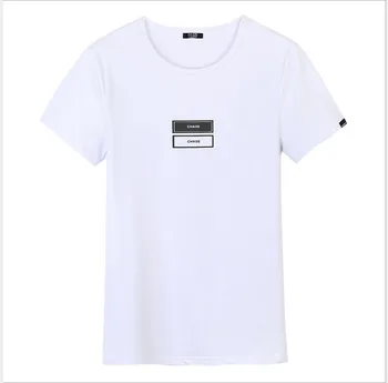 

Summer new women's street letter characters print loose short-sleeved T-shirt 9515-9516