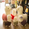 25cm New Alpaca Plush Toy 6 Colors Cute Animal Doll Soft Cotton stuffed doll Home office decor Kids girl Birthday Christmas Gift ► Photo 2/6