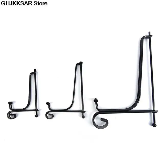 다재다능한 홈 디스플레이를 위한 견고하고 세련된 금속 받침대