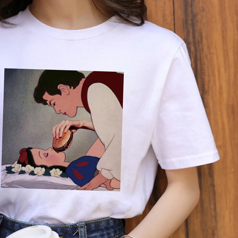 90s эстетические Harajuku Ullzang футболки женские гранж Винтаж Kawaii футболка Забавный мультфильм футболки корейский стиль Топ Тройники женские