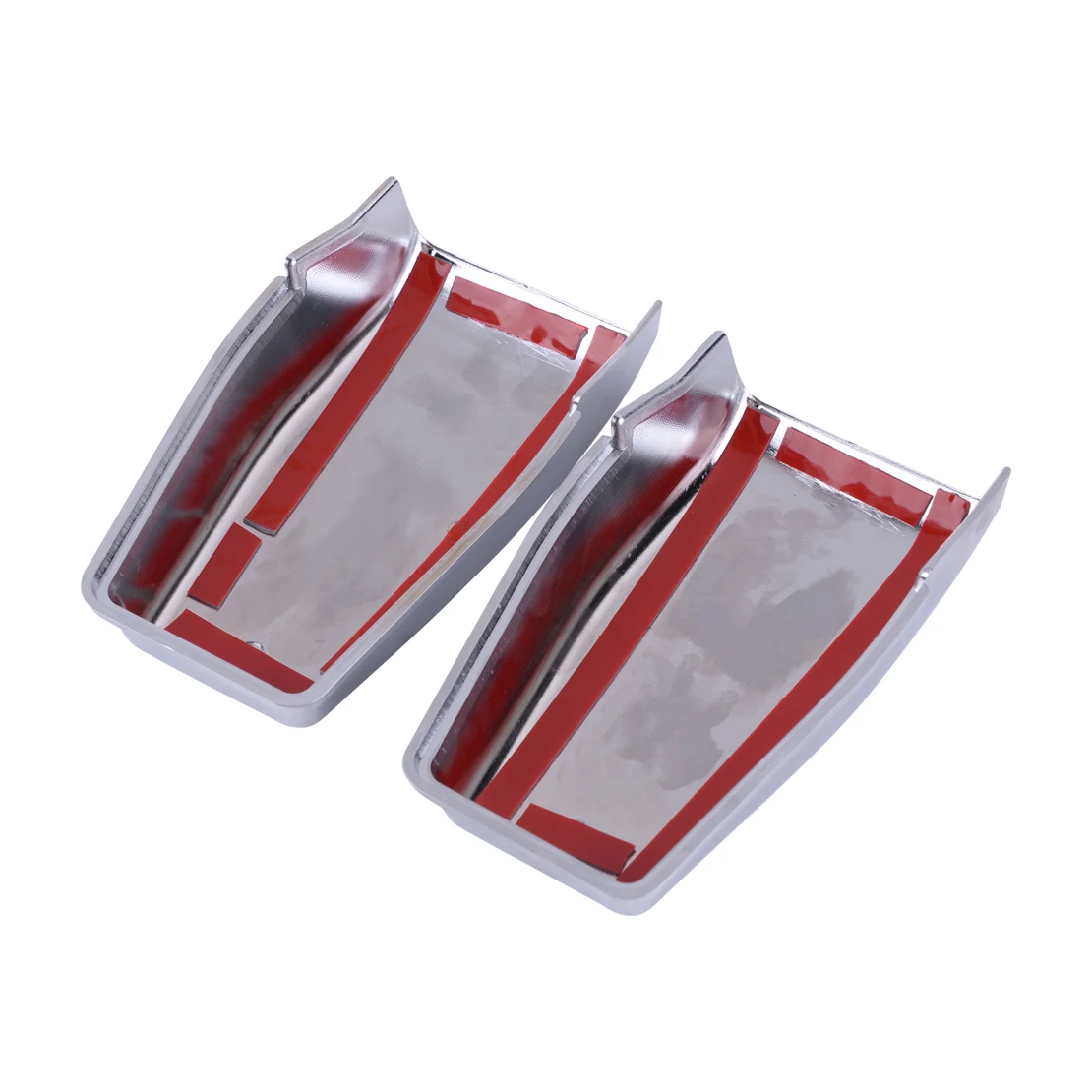 CITALL ABS Chrome Upper Rear Door Window Hinge Trim Cover Fit for Jeep Wrangler JK 2007-2011 2012 2013