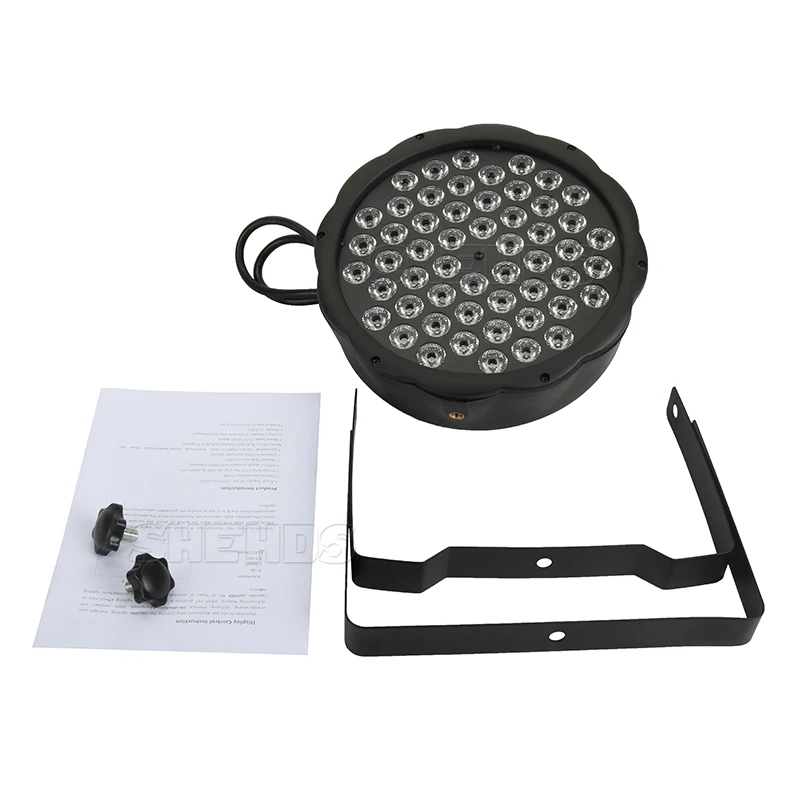 Par 54x3W UV 1 шт. Led Par Светильник 54x3 Вт DJ Par Ультрафиолетовый 7x3 Вт моющийся диско-светильник 12x3 Вт УФ Мини Светодиодный точечный светильник ing 6 Вт Pary Event сценический эффект - Цвет: Par 54x3W UV