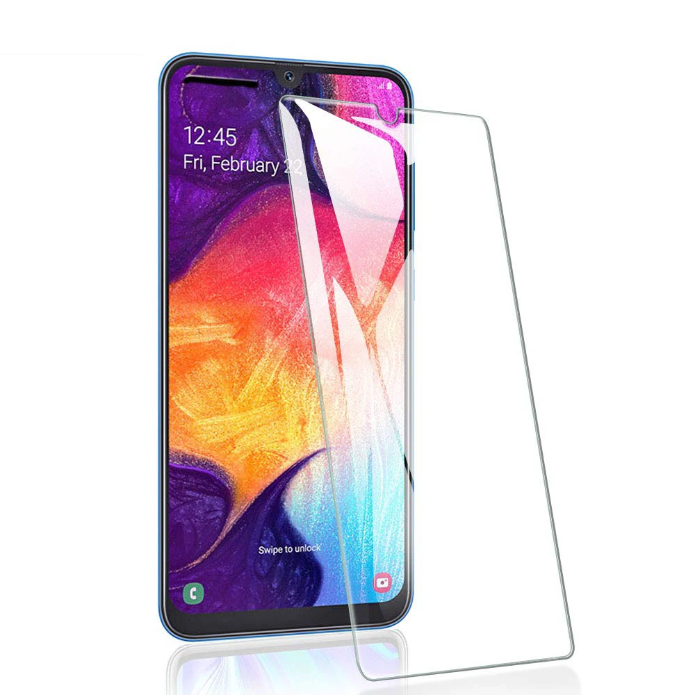 Полностью покрывающее закаленное Стекло для samsung Galaxy J4 J6 A8 A6 плюс A10 A20 A20E A30 A40 A50 A70 Экран защитная пленка 9H 2.5D