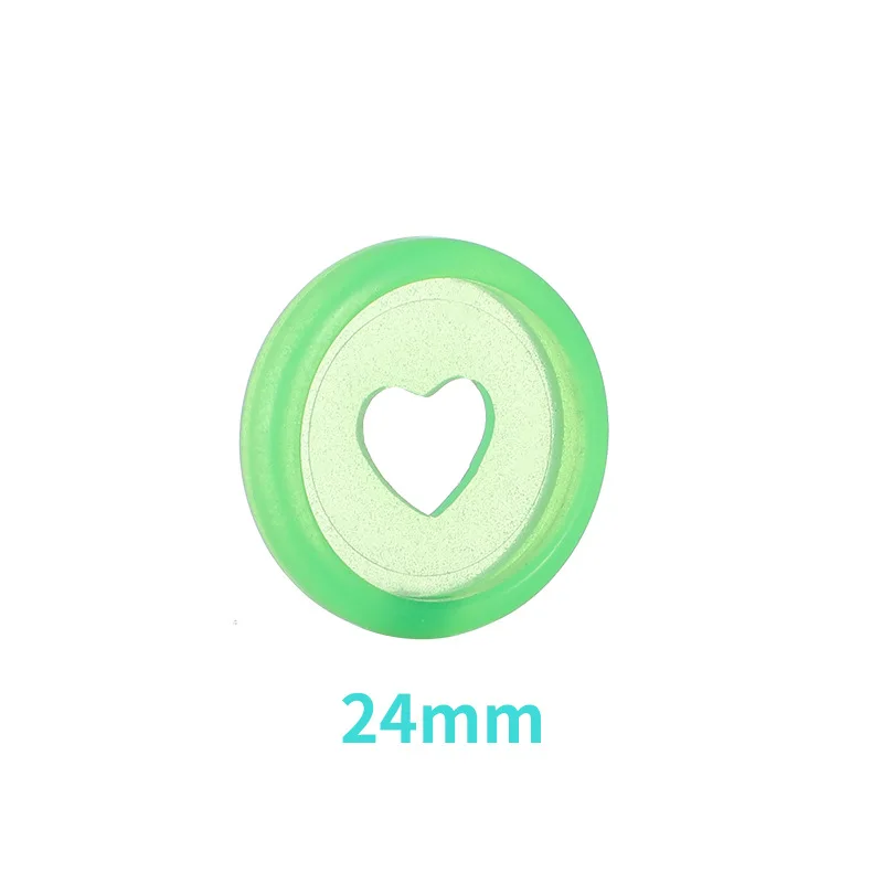 

24mm 100PCS office learning binding supplies DIY loose-leaf binding ring 360 degree binding buckle color disc love buckle