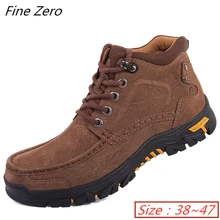 Осенне-зимние уличные ботинки мужская обувь мужские повседневные Нескользящие ботинки на резиновой подошве для взрослых Мужская рабочая обувь, обувь кроссовки