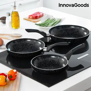 

InnovaGoods Stone Pan Set (3 Pieces)