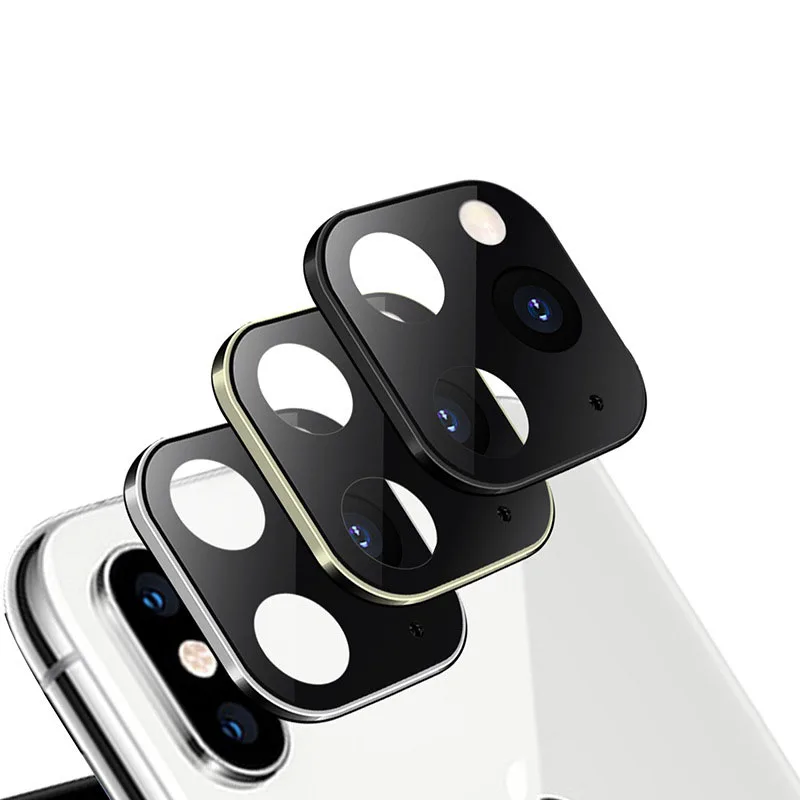 Rear Camera Protector Film Stick for iPhone X Xs Max Looks like 11 Pro For iPhone 11 Pro Fake Camera Sticker X XSM change 11pro