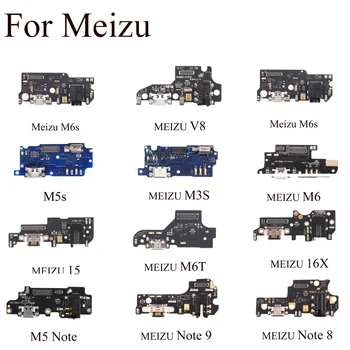 

For Meizu M5s M3S NOTE 8 M6S V8 16X 15 New Micro Dock Connector Board USB Charging Port Flex Cable Repair Parts
