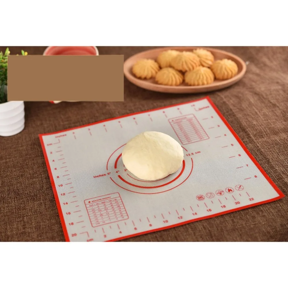 Silicone Baking Mat Pizza Dough Maker Pastry Kitchen Gadgets Cooking Tools Utensils Bakeware Kneading Accessories 2