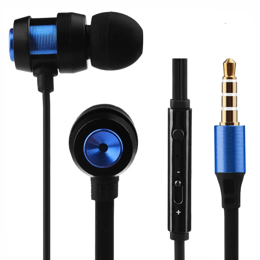 Bass Sound Earphone Super Bass Stereo In-Ear Earphone Sport Headset with Headphone headset gamer For Iphone7