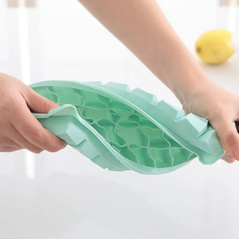 DIY Creative Large Silicone Ice Cube Mold Tray Square Shape Cube Mold Fruit Ice Cream Maker Bar Kitchen Accessories