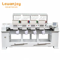 Four heads Embroidery Machines Computerized Embroiderred Fabric on Silk Towel Sock Trousers