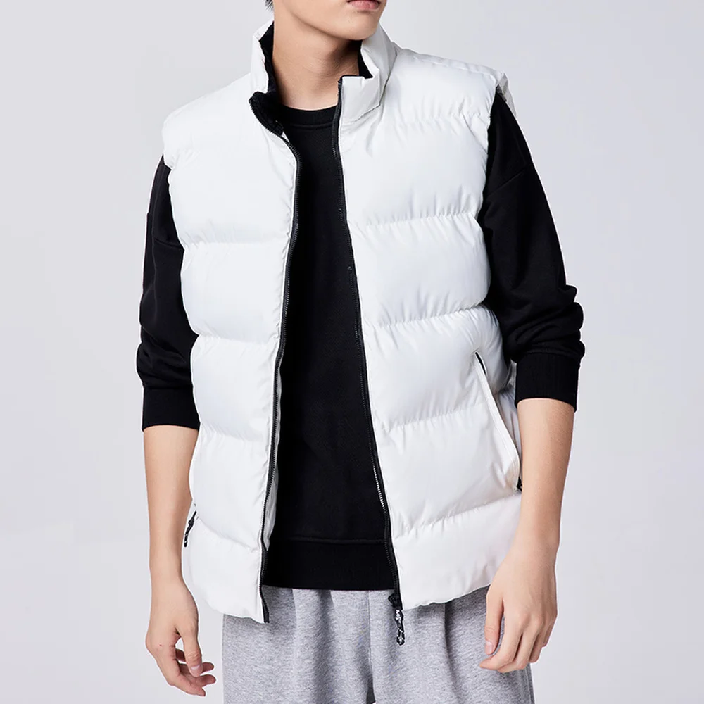 Men Vest Jacket Autumn Winter Big Size 